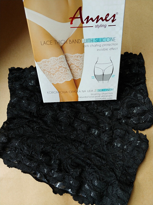 Бандалетки жіночі від натирання Annes Lace M, Чорний Київ - фото 1