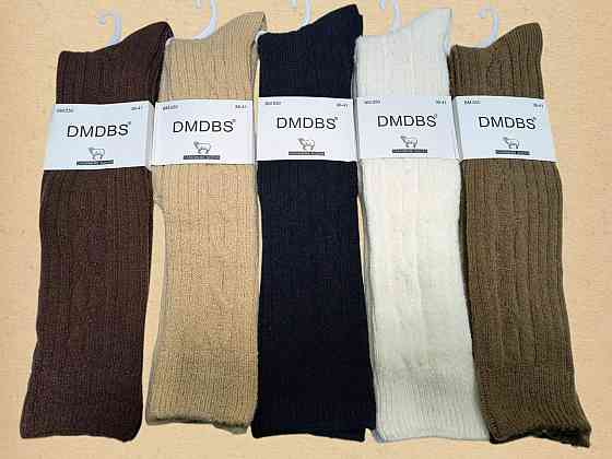 Женские шерстяние гольфы высокие (5 шт разного цвета). Размер 36-41 DMDBS BM:551 Киев