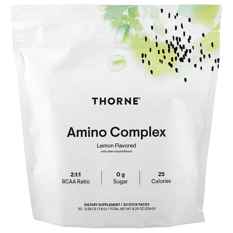 Амінокислотний комплекс Thorne Amino Complex 30 пакетиків-стиків  лимон Київ - фото 1