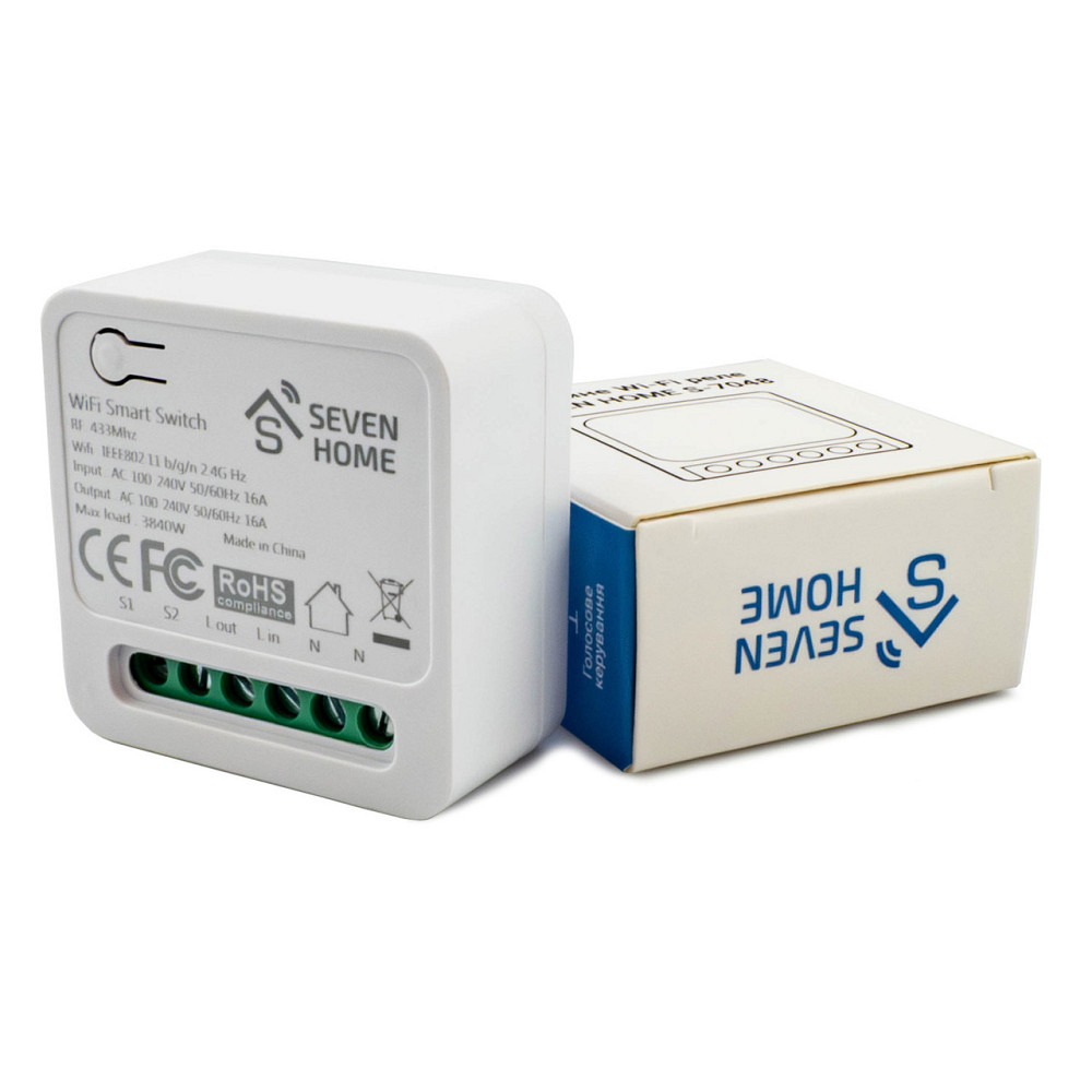 Розумне Wi-Fi реле SEVEN HOME S-7048 Київ - фото 10