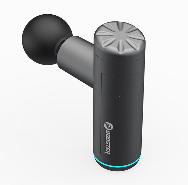 Перкусійний масажний пістолет Booster Mini X 2500mAh (6 насадок) з кейсом Київ - фото 2