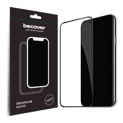 Стекло защитное BeCover Apple iPhone 15 Plus Black (709788) Винница