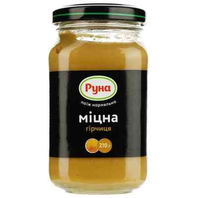 Соус Руна Гірчиця Міцна 210 г (4820015943897) Вінниця