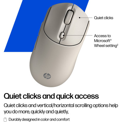 Мышка HP 400 Quiet Wireless/Bluetooth Maple (AZ7B6AA) Винница - изображение 5