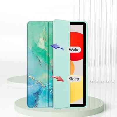 Чехол для планшета BeCover Soft Edge TPU Xiaomi Redmi Pad SE 8.7" Green Marble (712574) Винница