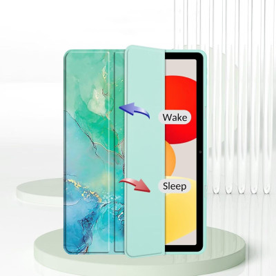 Чехол для планшета BeCover Soft Edge TPU Xiaomi Redmi Pad SE 8.7" Green Marble (712574) Винница - изображение 6