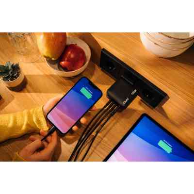 Зарядний пристрій Verbatim MiniGaN 165 W 4 ports (3xUSB-C/1xUSB-A) (32216) Вінниця