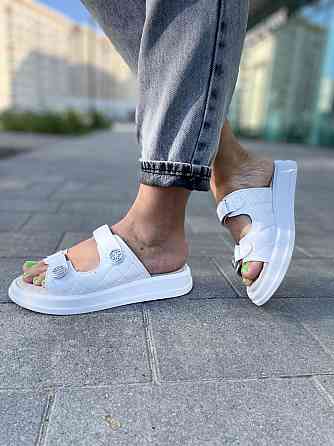 Шльопанці жіночі натуральна шкіра 36р. Коломыя