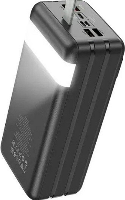 Павербанк с быстрой зарядкой и фонарем HOCO j86B 60000mAh. Киев - изображение 3