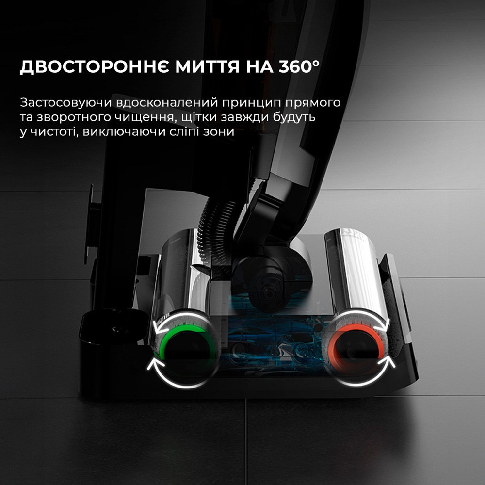 Акумуляторний мийний пилосос Deerma VX96W (DEM-VX96W) ( Чорний ) Харків - фото 9