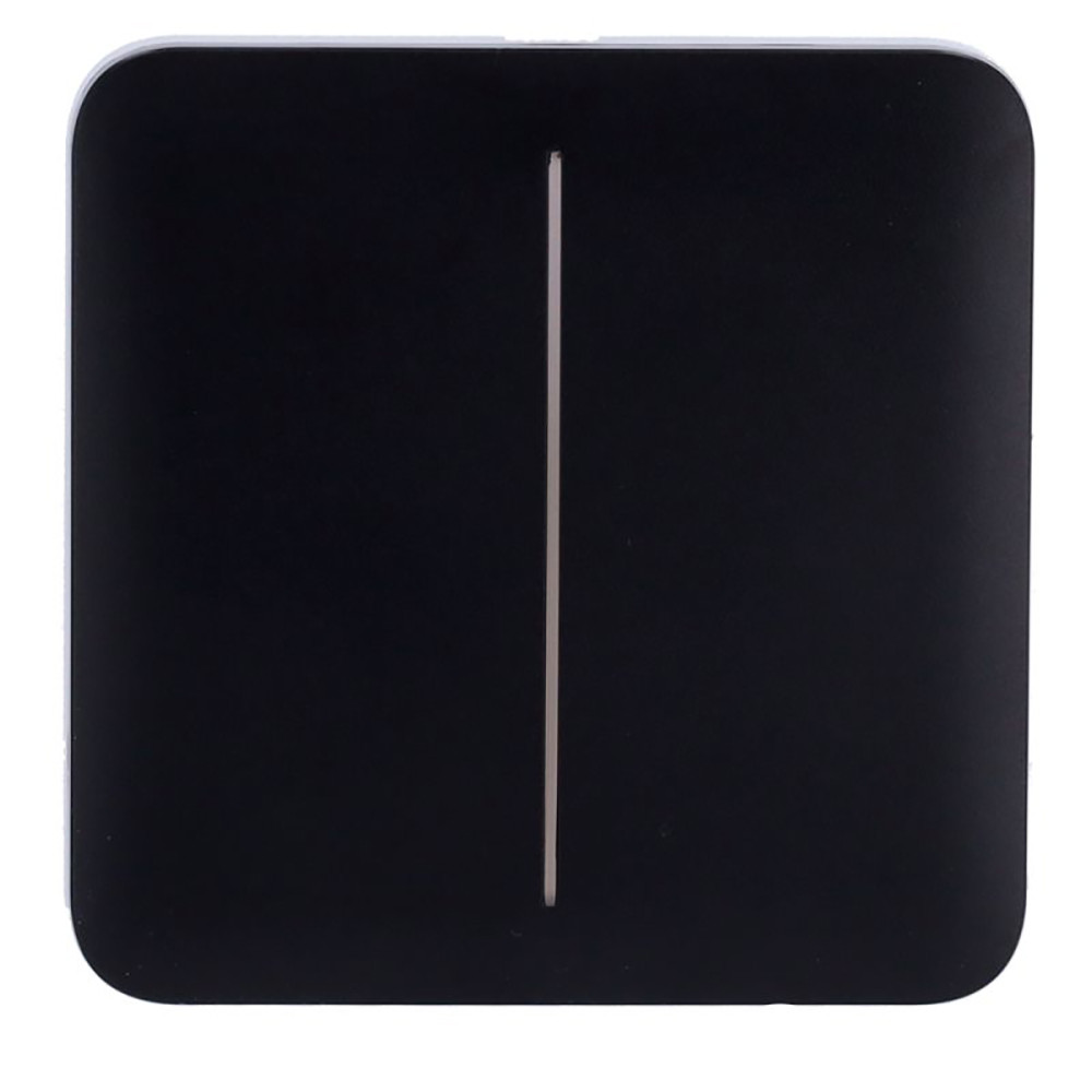 Кнопка Ajax SoloButton (2-gang) black для двоклавішного вимикача Киев - изображение 2