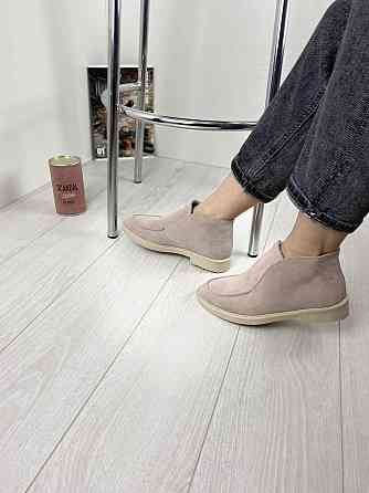 Daragani Черевики жіночі Daragani пудра натуральна замша высота 9 см (3160) Коломия