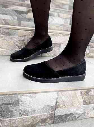 BOGATKO Балетки жіночі BOGATKO 8131 чорні (весна-осінь, замша натуральна) (3542) лише 37р.39р. Коломыя
