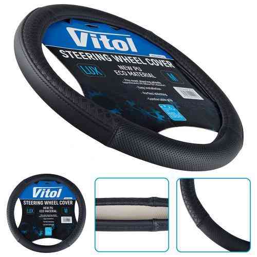 Чохол на кермо VLOD-24UC29 BK M чорний з BO Харків