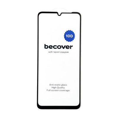Стекло защитное BeCover Poco C65 10D Black (711527) Винница - изображение 3