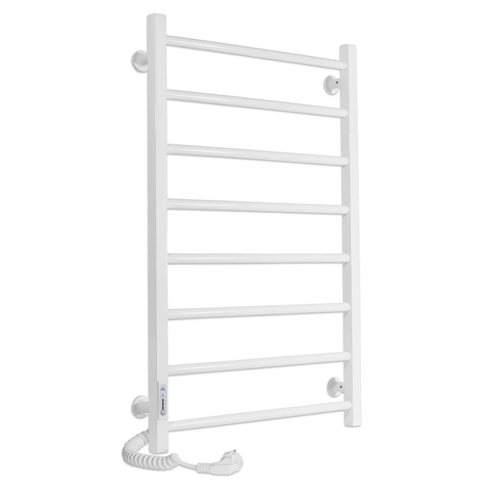 Електричний полотенцесушитель Laris Зебра Альфа ЧК6 500Х800 Е білий, ліве підключення Київ - фото 1