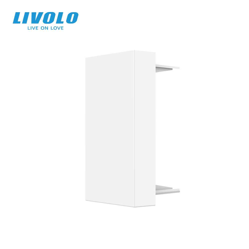 LIVOLO Заглушка для розетки LIVOLO, біла, модуль 22.5×45 мм, 0.5 поста (VL-FCMB-1WP) Коломия - фото 1