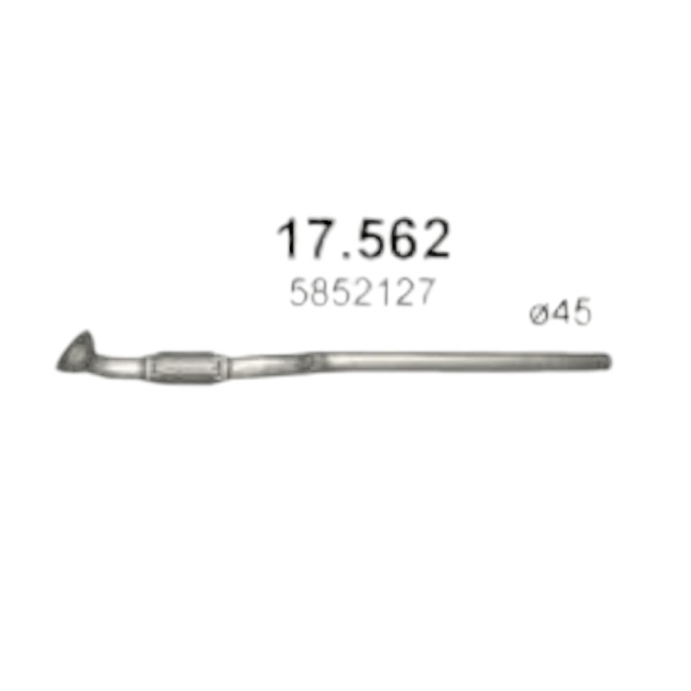 Труба Опель Корса C (штаны) приемная Мукачево - изображение 1