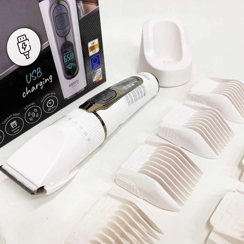 Беспроводной аккумуляторный триммер для стрижки волос Camry, Электрическая машинка для стрижки мощная PW-95 Львов - изображение 6