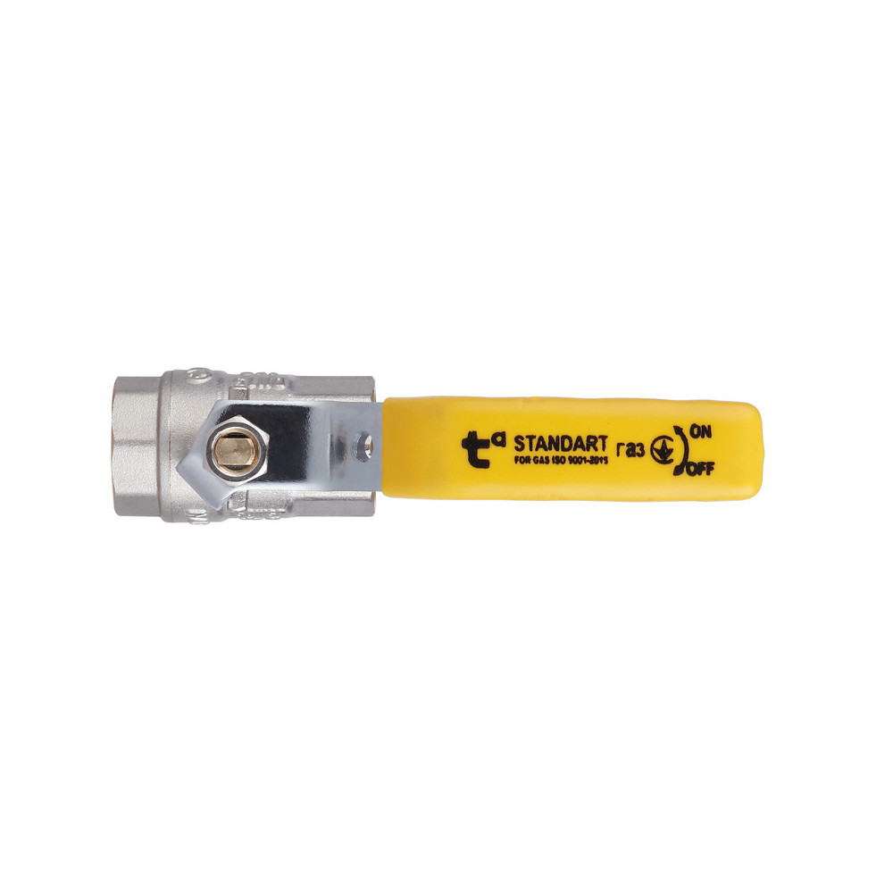 Кран кульовий Thermo Alliance Standart 1/2" ВР для газу (важіль) SD600NG15PN40 Київ - фото 8