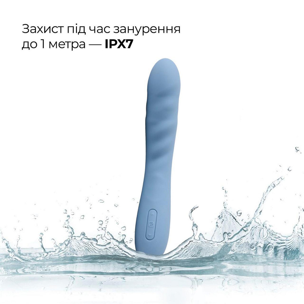 Смарт-вібратор з пульсацією Svakom Ava Neo Cornflower Blue, 15 режимів роботи, водонепроникний Sex Aura Київ - фото 8