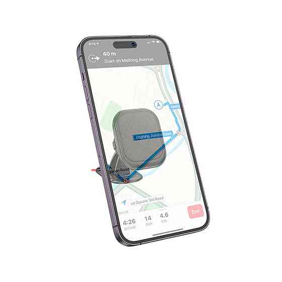 Тримач для мобільного HOCO H30 Brilliant magnetic car holder(center console) Black Київ