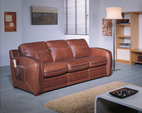 Диван шкіряний (кожаный) розкладний модель 409 ZEUS Ужгород - изображение 4