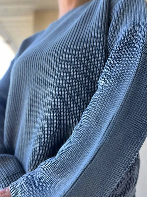 Светр жіночий A-N 875 варка в'язка оверсайз one size, шоколад, one size Київ - фото 9