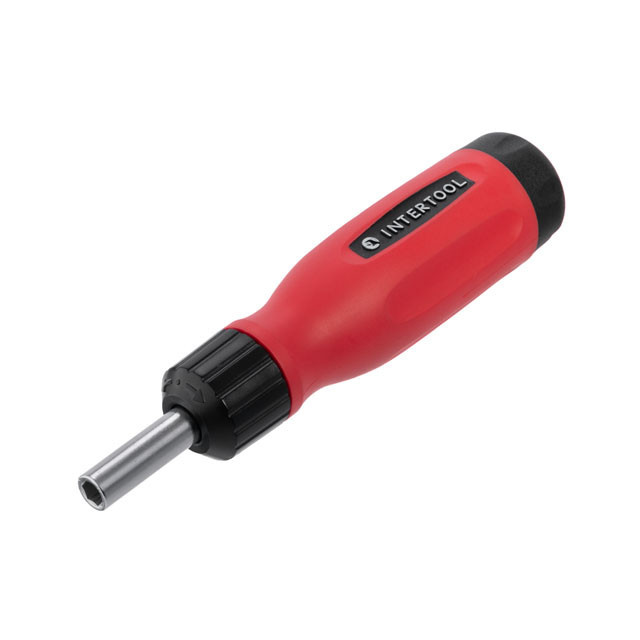 Викрутка реверсивна з комплектом насадок, 12 од., Cr-V INTERTOOL VT-1003 Київ - фото 2