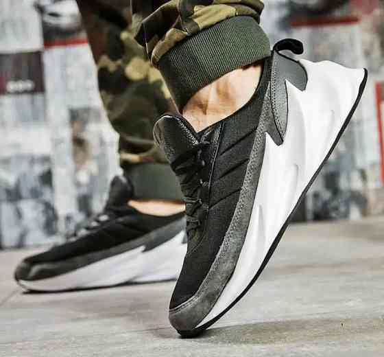 Кроссовки Adidas $harks Мужские Адидас Чёрные Акулы (размеры: 41,42,43,44,45) Видео Обзор Днепр