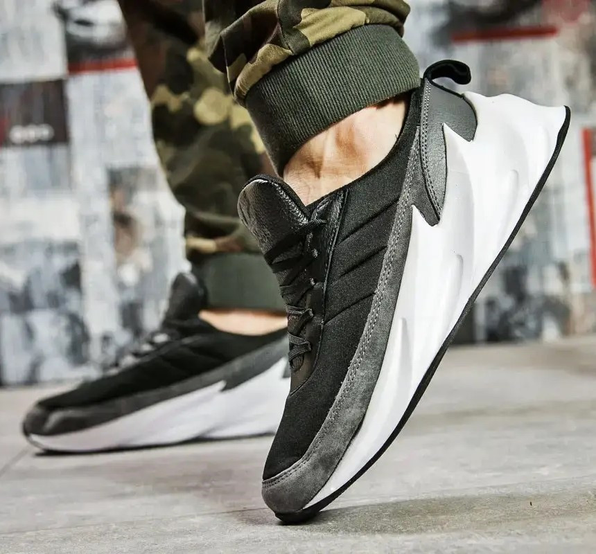 Кроссовки Adidas $harks Мужские Адидас Чёрные Акулы (размеры: 41,42,43,44,45) Видео Обзор Днепр - изображение 6