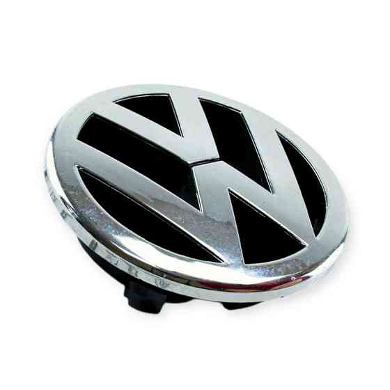 Емблема грати автомобіль Фольцваген golf 5 ø 12,5см, пластик, хром Мукачево