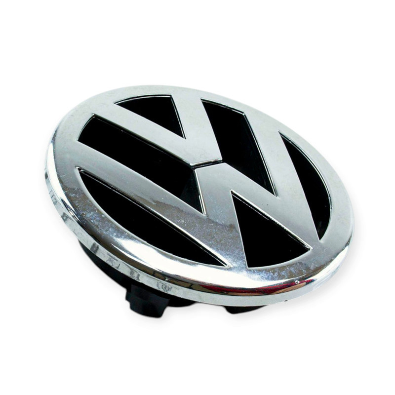 Емблема грати автомобіль Фольцваген golf 5 ø 12,5см, пластик, хром Мукачево - фото 1