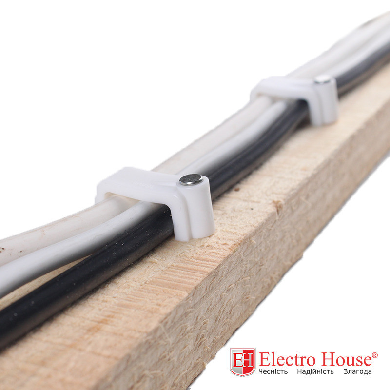 Кліпса монтажна з цвяхом плоска 18 мм , 100 шт. Дніпро - фото 3