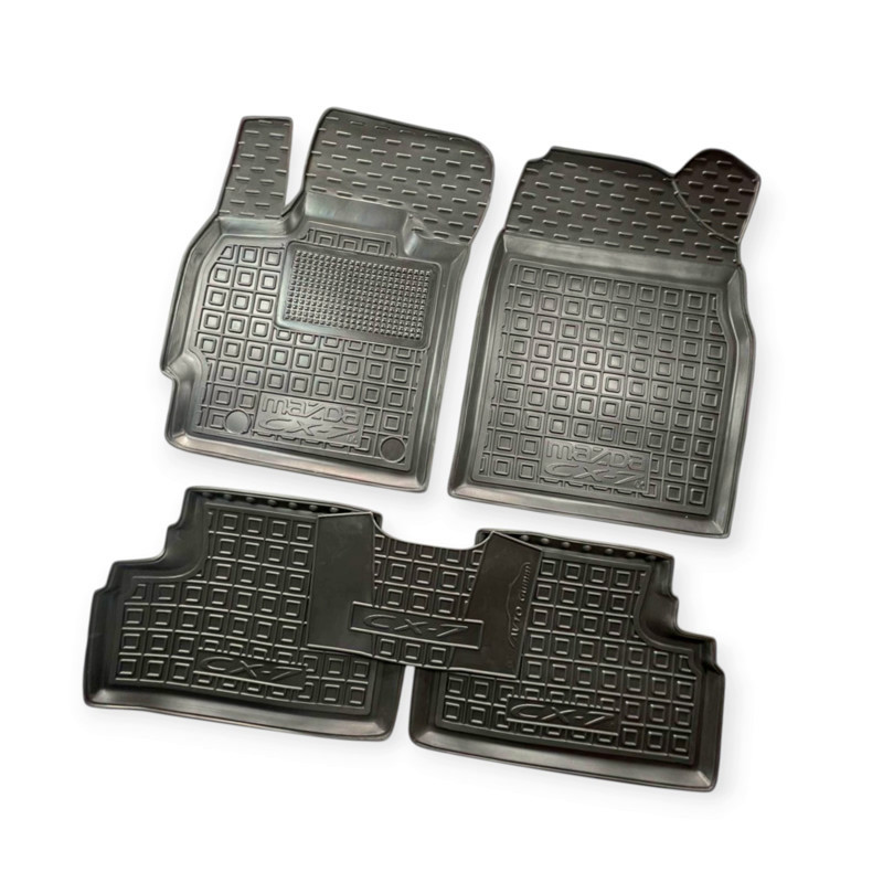 Килимки Mazda cx-7 2006-2012 борт 2,5см, з перемичкою салону Мукачево - фото 1