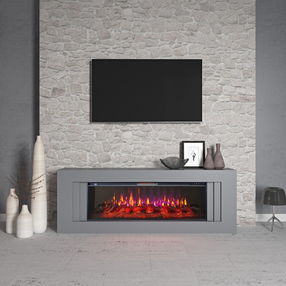 Камінокомплект ArtiFlame LINE AF50 СІРИЙ ГРАФІТ (зі звуком) Львів - фото 2