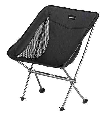 Стул складной Naturehike Stellaluna L04 CNK2450JJ015 алюминий размер M (Черный) Винница