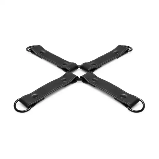 Хрестовина Bedroom Fantasies Hogtie 4 - Way Restraint Cross - Black Львів