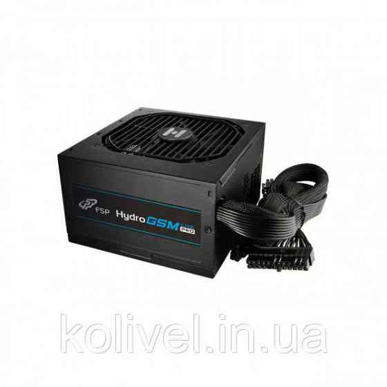 БЖ 550W FSP Hydro GSM Lite PRO HGS-550M 80+ Gold, 120mm Silent fan, Semi-Modular, Retail Box (HGS-550M) Київ