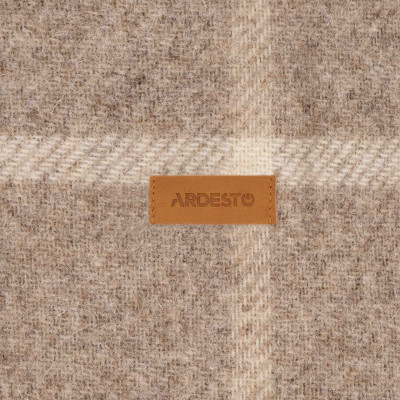 Плед Ardesto Leonardo Alpina 100% шерсть, бежевый 140x200 см (ART0702LM) Винница - изображение 7