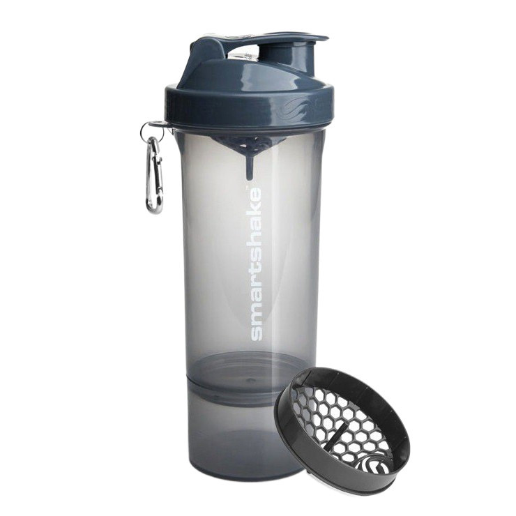 Шейкер спортивний SmartShake Slim 500ml Gray Каменское - изображение 2