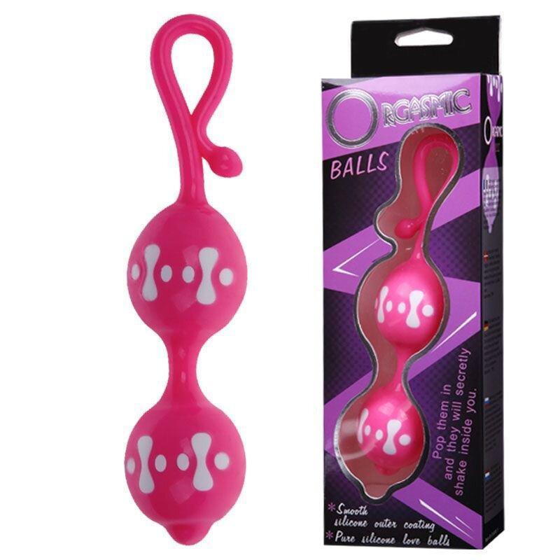 Кульки "Orgasmic Balls" BI-014049-5-0101s Pink Sex Aura Київ - фото 1