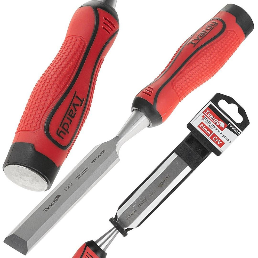 Стамеска "Tvardy" ударна з хромо-ванадієвої сталі CrV 25 мм Київ - фото 1