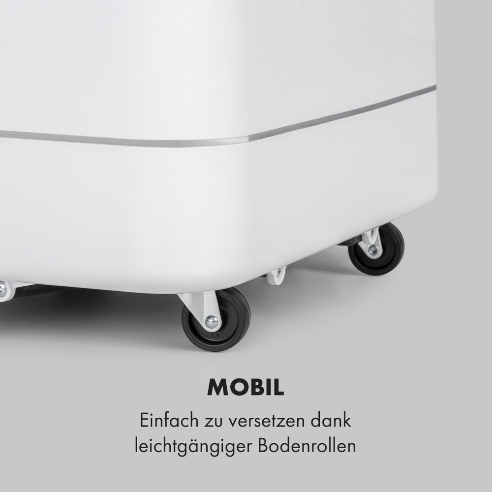 Кондиционер Klarstein Iceblock 3-в-1 12 000 BTU/3,5 кВт 400 м³/ч макс.белый (Германия, читать описание) Ровно - изображение 9