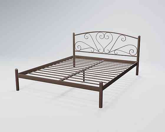 Ліжко двоспальне KarissaDesign 140х200 темно-коричневий Київ