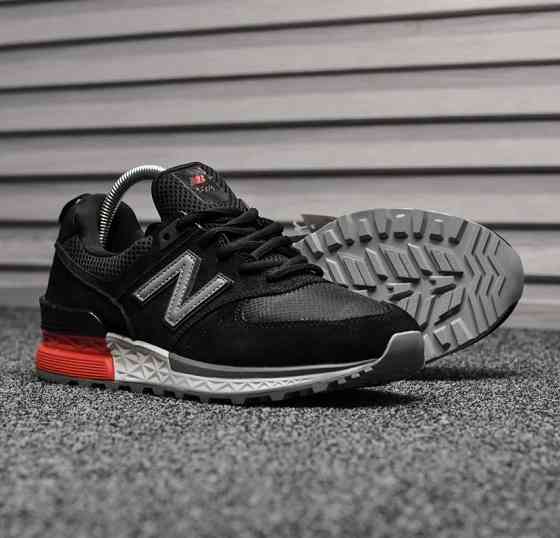 Мужские Кроссовки New Balance 574 Черные Нью Беланс (размеры: 41,42,43,44,45) Днепр