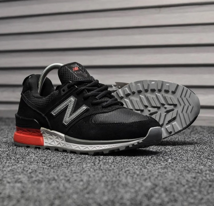 Чоловічі Кросівки New Balance 574 Чорні Нью Беланс (розміри: 41,42,43,44,45) Дніпро - фото 2