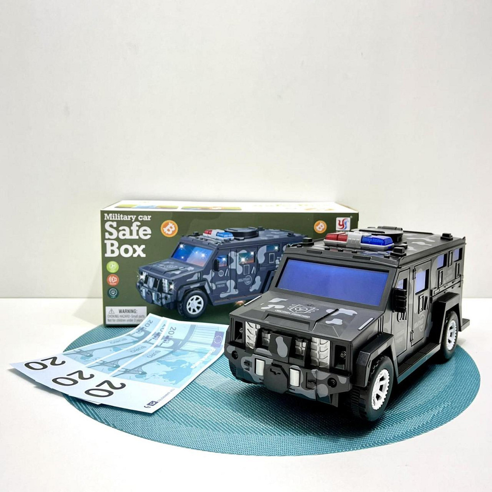 Сейф-скарбничка Машина військова Hummer 3в1 (YJ388-60) Чернігів - фото 1