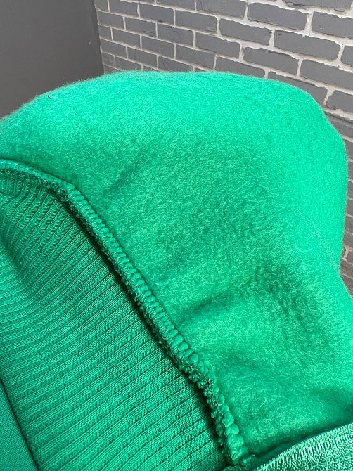 Костюм женский Quzen 472-472 пилот молния брюки палаццо широкие флис зеленый, зеленый, M Киев - изображение 18