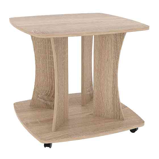 Стол журнальный Квант, Дуб Сонома, 650/650/550 Львов